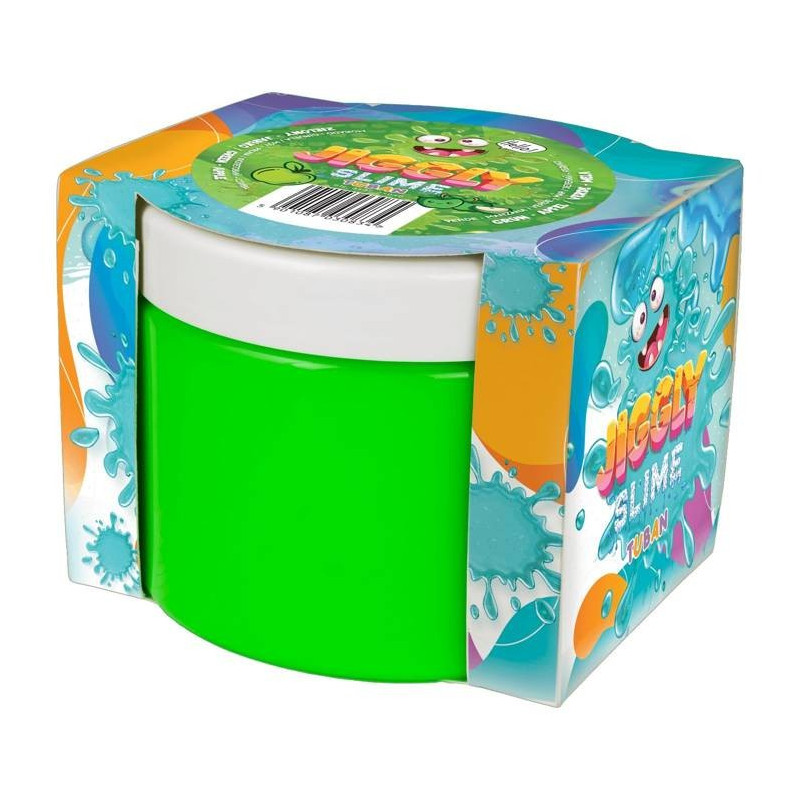 Slime jiggly - grönt äpple 500g