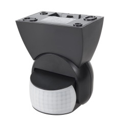 Rörelsedetektorn PIR Maclean, infraröd, IP65, svart, räckvidd 12m, MCE201B