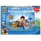 Pussel med 2x12 elementer, laget av teamet Paw Patrol.