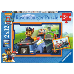 Pussel med 2x12 element - Paw Patrol, uppdrag | HandlaSmidigt.se