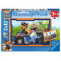 Pussel med 2x12 element - Paw Patrol, uppdrag