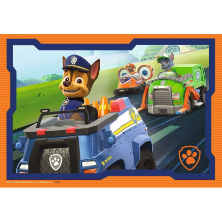 Pussel med 2x12 element - Paw Patrol, uppdrag