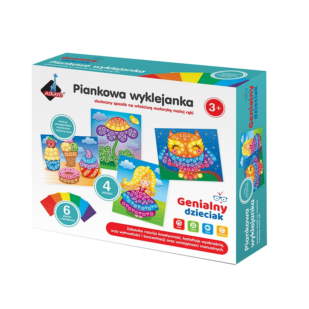 Skumgummi klistermärke Skumgummi klistermärke
