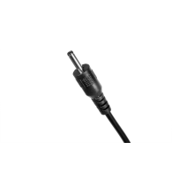 Nätsladdare med raka kontakter 3,5/1,5 (12V/3A) med kabel för montering på Rebel.