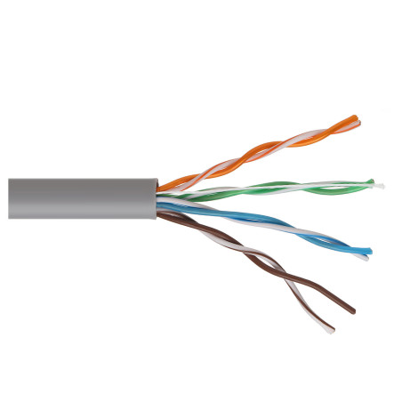 Nätverkskabel Maclean, skärmad, Cat 5e, RJ45, CCA, 4*2*50, 100m, MCTV-579