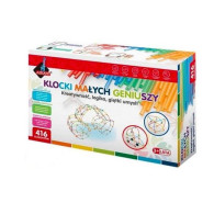 Klocki małych geniuszy - słomki midi 416 elementów