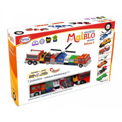 Set med magnetiska fordon Malblo Deluxe 2 | HandlaSmidigt.se