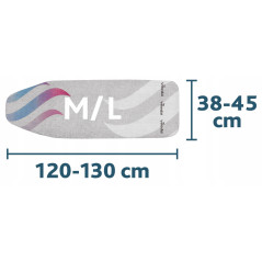 Skydd för strykbräda. Vileda Total Reflect.