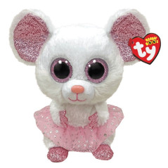 Maskotkan mus, vit ballerina - nina 24 cm | HandlaSmidigt.se