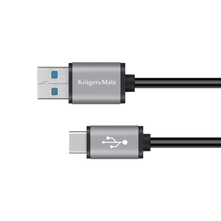 USB-kabel 3.0V - C-typskontakt 5 Gbps 1m Kruger&Matz Basic