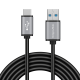 USB-kabel 3.0V - C-typskontakt 5 Gbps 1m Kruger&Matz Basic