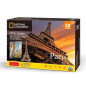 Pussel 3D National Geographic Paris Eiffeltorn 80 delar