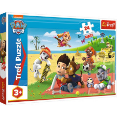 Pussel med 24 maxi elementer, rolig lek med Paw Patrol. | HandlaSmidigt.se