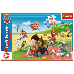 Pussel med 24 maxi elementer, rolig lek med Paw Patrol. | HandlaSmidigt.se