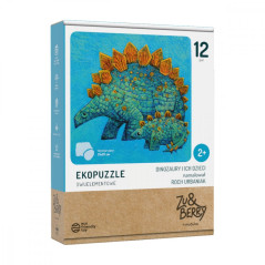 Pussel tvådelade dinosaurier och deras barn