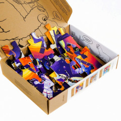 Pussel 32 elementer av äventyr i rymden
