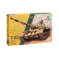Modell av plast T-62