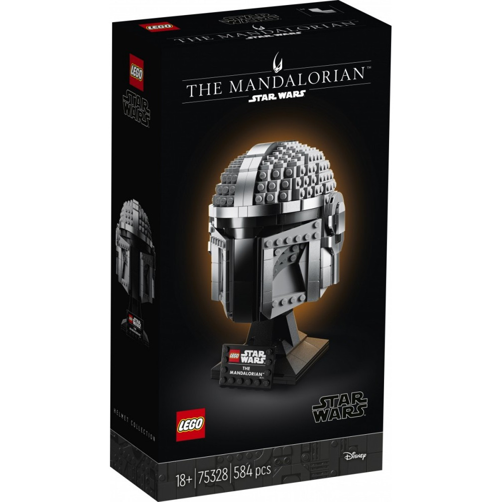 Klocki star wars 75328 hełm mandalorianina