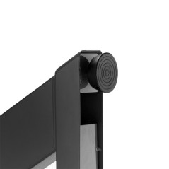 Svart speldatorbord NanoRS RS120 med max 50 kg, höjd 750 mm.