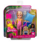 Barbie camping set Chelsea docka + sovsäck