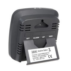 Trådlös väderstation GreenBlue med DCF-system, kalender, alarm, GB542.