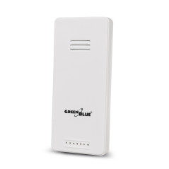 Trådlös väderstation GreenBlue med DCF-system, kalender, alarm, GB542.