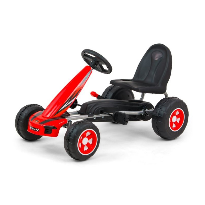 Gokart med pedaler Viper röd