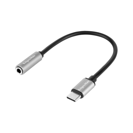 Adapter USB-C till 3,5 mm stereo jack-uttag Kruger&Matz Basic