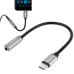 Adapter USB-C till 3,5 mm stereo jack-uttag Kruger&Matz Basic