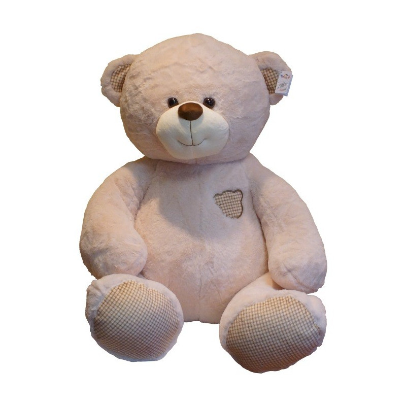 Mjukisdjuret björn Octavian kräm 75 cm