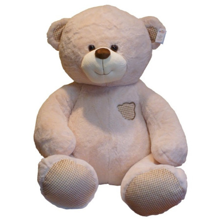 Mjukisdjuret björn Octavian kräm 75 cm | HandlaSmidigt.se