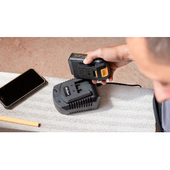Uppladdningsbart batteri 20V, 2A Rebel Tools | HandlaSmidigt.se