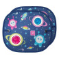 Solavskärm för rund bilruta - space collection 2-pack