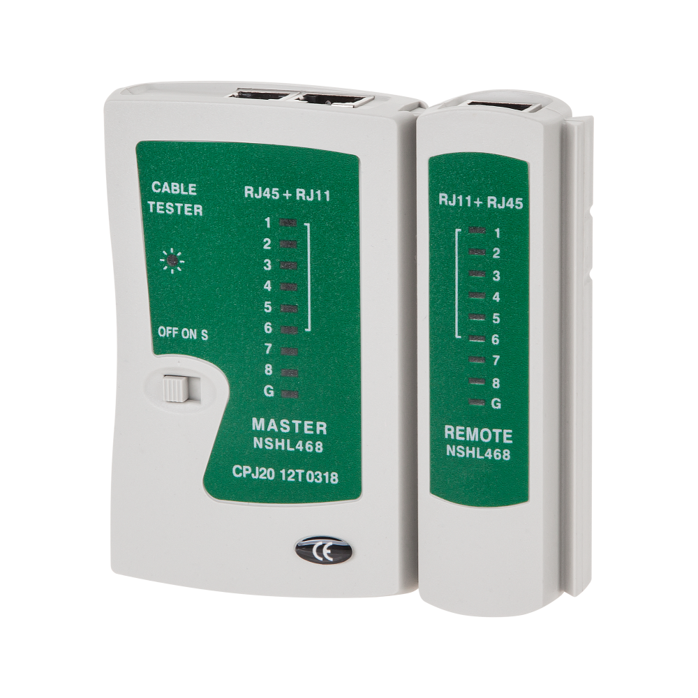 Testare av kablar RJ45, RJ11, RJ12 Testare av kablar RJ45, RJ11, RJ12