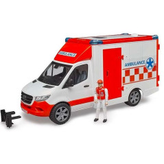 Fordonet Mercedes-Benz Sprinter ambulans med figur och modul | HandlaSmidigt.se