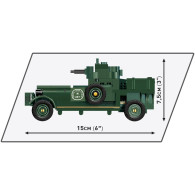 Klocki historical collection rolls-royce armoured car 1920 pattern mk i