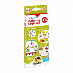 Häftet med logiska lekar för barn i åldrarna 4-5 år.