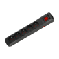 Strömförsörjningslist R5 5g 1,5m svart ARcon