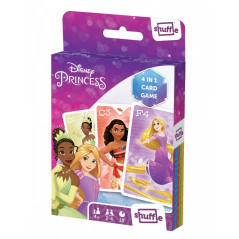 Kortspel Shuffle Fun 4 i 1 Disney prinsessor
