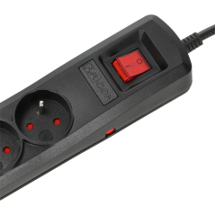 Strömförsörjningslist R5 5g 5m svart ARcon