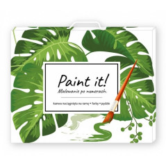 Målning efter nummer - balettdansös vid solnedgången