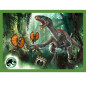 Pussel 4-i-1 farliga dinosaurier Jurassic World
