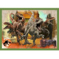 Pussel 4-i-1 farliga dinosaurier Jurassic World