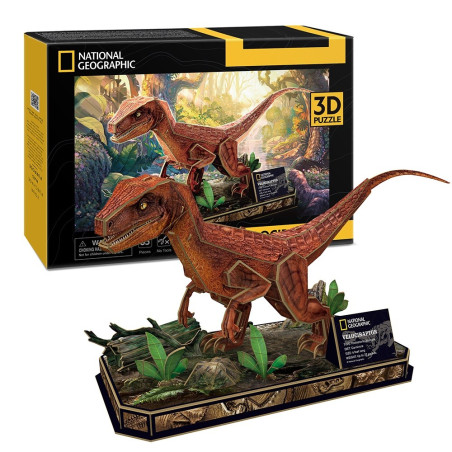 Pussel 3D National Geographic - Velociraptor