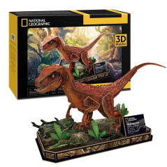 Pussel 3D National Geographic - Velociraptor | HandlaSmidigt.se
