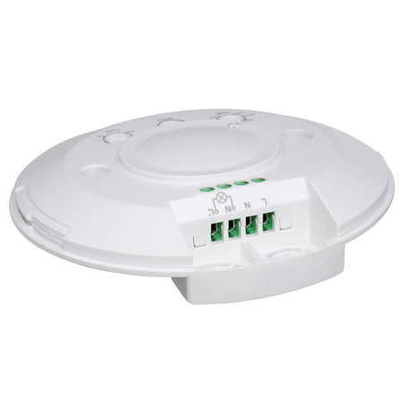 Rörelsedetektorn Maclean med mikrovågor, takmontering, räckvidd 1m-8m, max 2000W, MCE133.