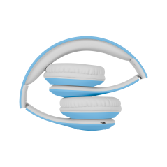 Trådlösa hörlurar för barn Kruger&Matz modell Street Kids, blå färg.