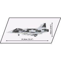 Klocki armed forces saab jas 39 gripen e 480 klocków