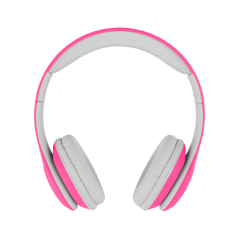 Trådlösa hörlurar för barn Kruger&Matz modell Street Kids, rosa färg.