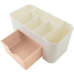 AG605A Organizer för vit-rosa kosmetika | HandlaSmidigt.se